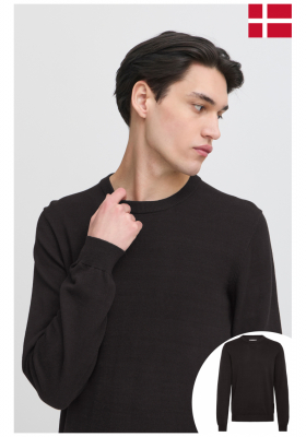 CASUAL FRIDAY Osvald, 5633, Fekete Kötött Pulóver