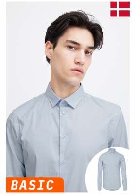 CASUAL FRIDAY Palle 0924, Világoskék Hosszú Ujjú Ing