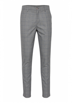 CASUAL FRIDAY Paltrow Checked 3817, Elegáns Szürke Nadrág