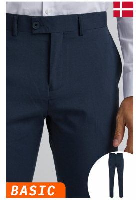 CASUAL FRIDAY Pihl 1726, Sötétkék Öltöny Nadrág, NOOS