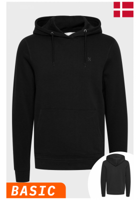 CASUAL FRIDAY Sebastian 3590, Fekete Kapucnis Pulóver, NOOS