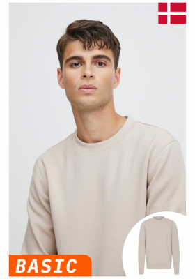 CASUAL FRIDAY Sebastian 4731,Bézs Környakú Pulóver, NOOS