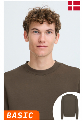 CASUAL FRIDAY Sebastian 4731,Olivzöld Környakú Pulóver