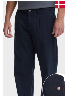 CASUAL FRIDAY Sun Maddox 0508, Sötétkék Chinonadrág