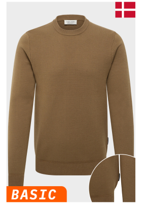 CASUAL FRIDAY Theo 6022, Középbarna Kötött Pulóver