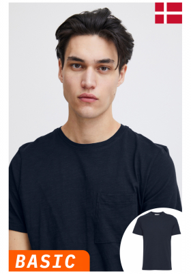 CASUAL FRIDAY Thor 4283, Sötétkék Rövid Ujjú Póló