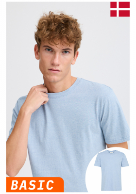 CASUAL FRIDAY Thor 4834, Halványkék Rövid Ujjú Póló