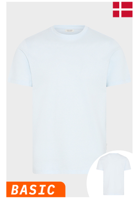 CASUAL FRIDAY Thor 4834, Halványkék Rövid Ujjú Póló