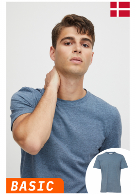 CASUAL FRIDAY Thor 4834, Kék Rövid Ujjú Póló, NOOS