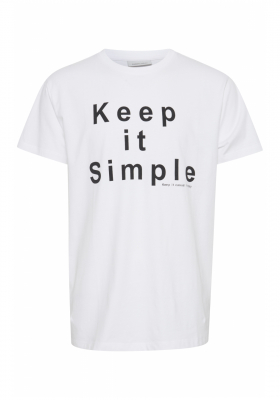 CASUAL FRIDAY Tue 3834, Fehér Rövid Ujjú Póló