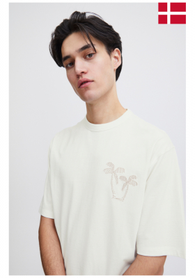 CASUAL FRIDAY Tue 5097, Fehér Rövid Ujjú Póló