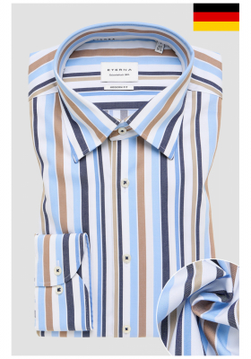 ETERNA Modern Fit 1245, Csíkos Hosszú Ujjú Ing