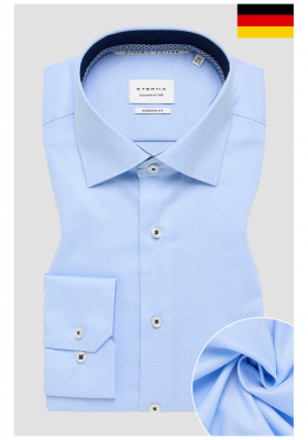 ETERNA Modern Fit 1246, Világoskék Hosszú Ujjú Ing