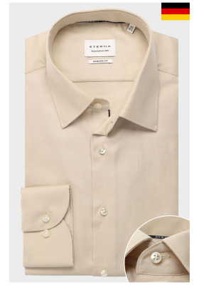 ETERNA Modern Fit 2132, Bézs Hosszú Ujjú Ing