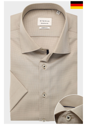 ETERNA Slim Fit 1364, Drapp Hosszú Ujjú Ing