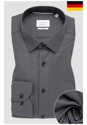 ETERNA Slim Fit 2132, Szürke Hosszú Ujjú Ing