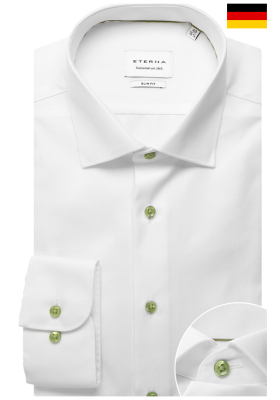 ETERNA Slim Fit 8823, Fehér Hosszú Ujjú Ing