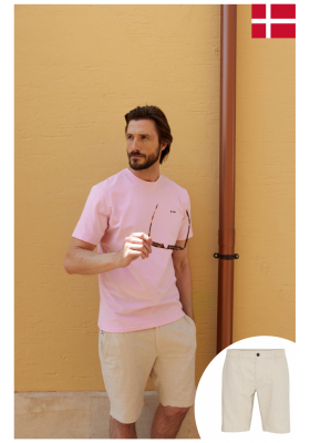 FQ1924 Henry 0770, Krémszínű Chino Rövidnadrág