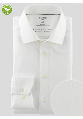 OLYMP Luxor 24/Seven 1230, Bézs Hosszú Ujjú Ing, Modern Fit, Global Kent