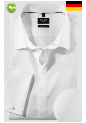 Ingek és nyakkendők Hosszú ujjú OLYMP No. Six 0491, Törtfehér Hosszú Ujjú Ing, Super slim, Urban Kent OLYMP No. Six 0491, Törtfehér Hosszú Ujjú Ing, Super slim, Urban Kent