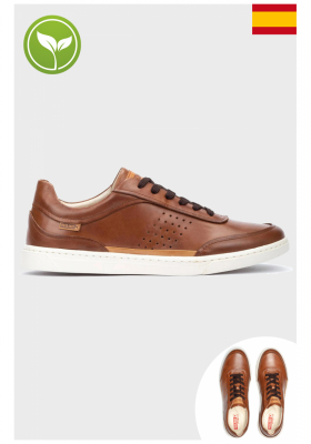 PIKOLINOS Alicante M2U-6273C1, Barna Borjúbőr Sneaker Félcipő