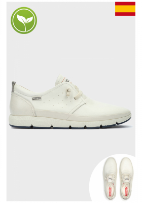 PIKOLINOS Fuencarral M4A-4266C1 Fehér Borjúbőr Sneaker Félcipő