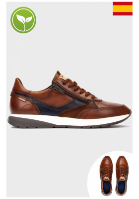 PIKOLINOS Getafe M2B-6398C1, Barna Borjúbőr Sneaker