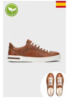 PIKOLINOS Xativa M1K-6307C3, Barna Borjúbőr Félcipő BRANDY