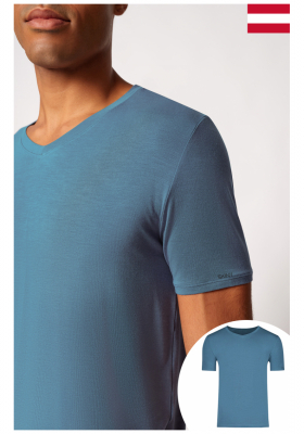 SKINY Calmodal 1428, Kék Rövid Ujjú Póló