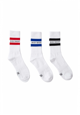 SKINY Iconic 3-Pack 5905, Fehér Magasszárú Zokni