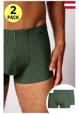 SKINY Micro Multipack 6001, Zöld Boxeralsó Dupla Csomag