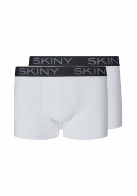 SKINY Cotton Multipack 6835, Boxernadrág, Dupla, Fehér NOS