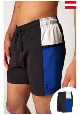 Skiny Swimen 7322, Fekete Szörfnadrág