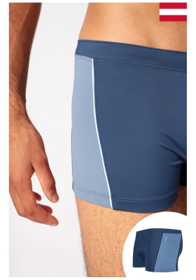 SKINY Swimmen 6237, Acélkék Boxer Úszónadrág 