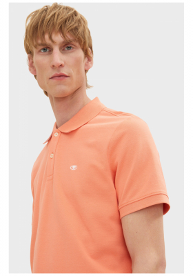 TOM TAILOR 1006, Lazac Színű Rövid Ujjú Ingpóló