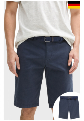 TOM TAILOR 4707, Sötétékék Chino Rövidnadrág