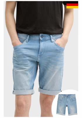 TOM TAILOR 4974, Világoskék Farmer Rövidnadrág