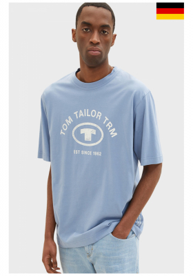 TOM TAILOR 5618, Világoskék Rövid Ujjú Póló