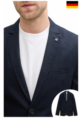 TOM TAILOR 5941, Sötétkék Zakó