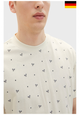 TOM TAILOR 6453, Fehér Rövid Ujjú Póló