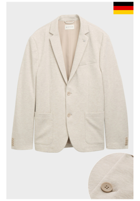 TOM TAILOR 9333, Világos Bézs Zakó