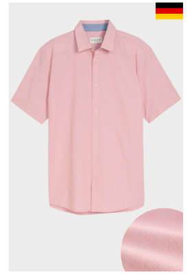 TOM TAILOR 9594, Narancs Rövid Ujjú Ing