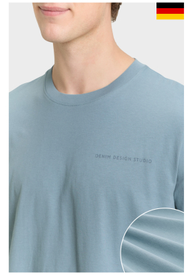 TOM TAILOR DENIM 0791, Világoskék Rövid Ujjú Póló