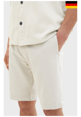 TOM TAILOR DENIM 6282, Fehér Chino Rövidnadrág