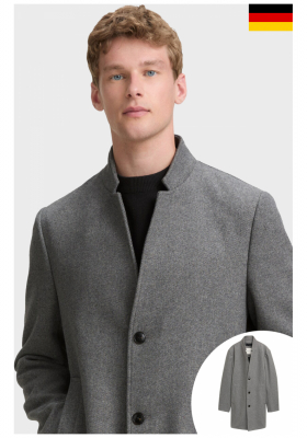 TOM TAILOR DENIM 6905, Szürke Szövetkabát 