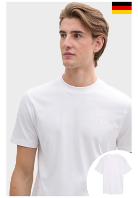 TOM TAILOR DENIM 7655, Fehér Rövid Ujjú Póló