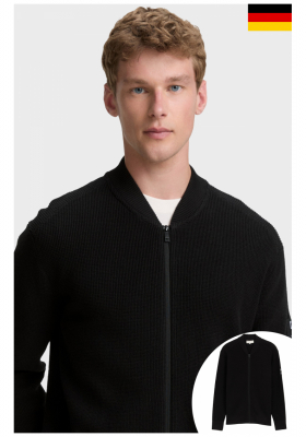 TOM TAILOR DENIM 7965, Fekete Kötött Kardigán