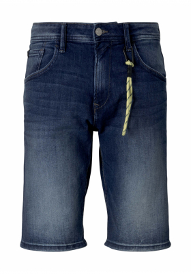 TOM TAILOR DENIM Regular Fit 4511, Kék Farmer Rövidnadrág