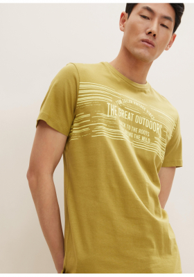 TOM TAILOR Outdoors 54, Zöld Rövid Ujjú Póló