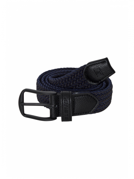 BLEND Belt 4712, Kék-Barna Szövött Öv